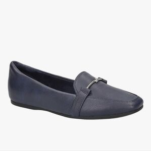 Easy Street NWT Meera Navy Loafer Flat Pull-On Shoe